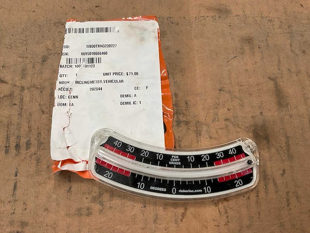 Riekerinc vehicular inclinometer (4x) - afbeelding 2 van  2