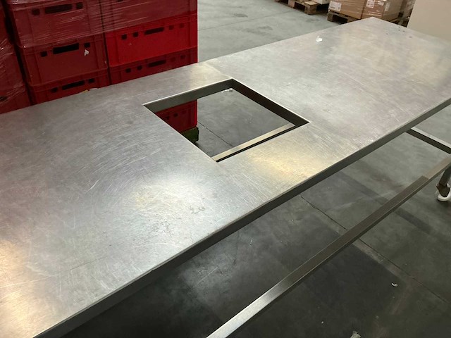 Riestvaststalen mobiele werktafel - afbeelding 3 van  6