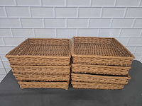 Rieten bakkersmand (8x) - afbeelding 2 van  4