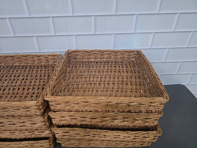 Rieten bakkersmand (8x) - afbeelding 3 van  4