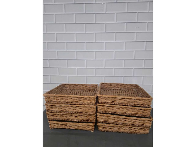 Rieten bakkersmand (8x) - afbeelding 4 van  4