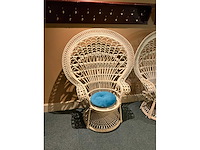 Rieten fauteuils (2x) - afbeelding 3 van  6