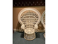 Rieten fauteuils (2x) - afbeelding 5 van  6