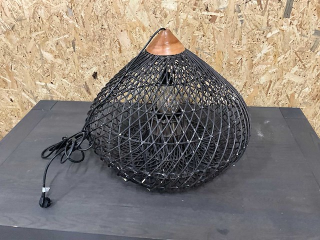 Rieten hanglamp - afbeelding 2 van  2