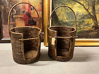 Rieten mand (2x) - afbeelding 2 van  6