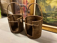 Rieten mand (2x) - afbeelding 4 van  6