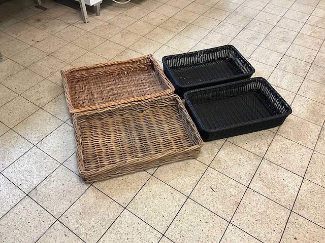 Rieten manden (4x) - afbeelding 1 van  6