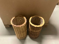 Rieten plantenbak (2x) - afbeelding 4 van  5