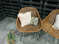 Rieten stoel (2x) - afbeelding 4 van  5