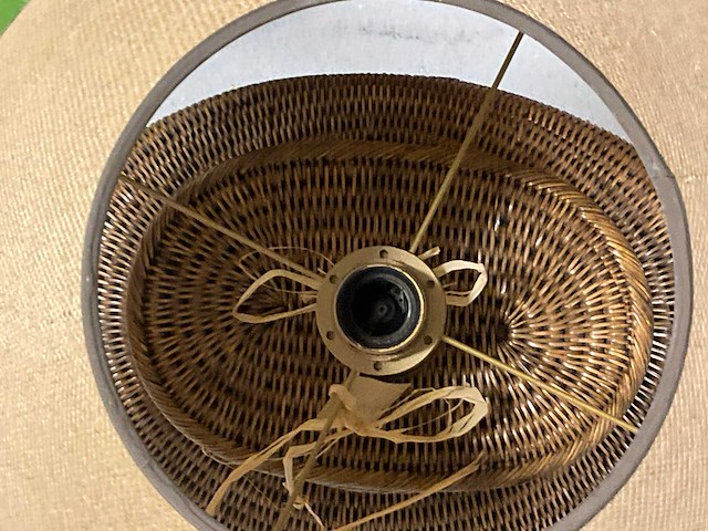 Rieten tafellamp - afbeelding 6 van  6