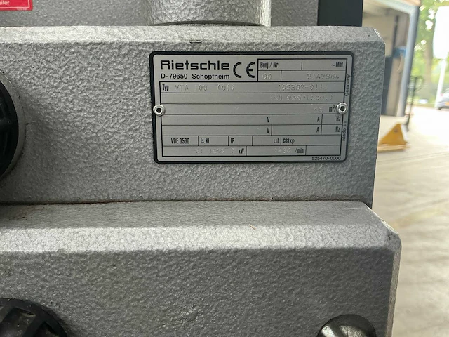 Rietschle - vacuümpomp - afbeelding 5 van  8