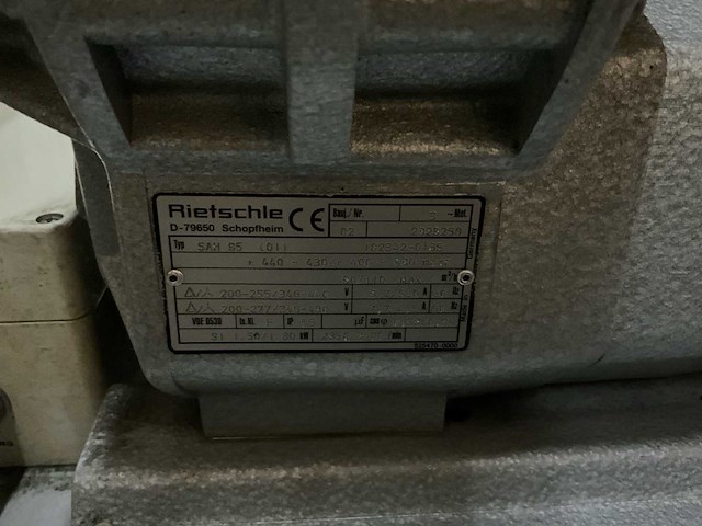 Rietschle bora sam 95 mobiele vacuümpomp - afbeelding 8 van  8