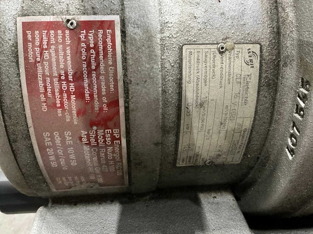 Rietschle clf16v vacuüm pompunit - afbeelding 7 van  7