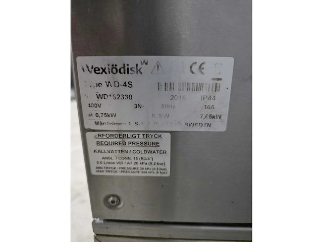 Rihma - wd 4s - rvs vaatwasser met rvs onderstel - afbeelding 2 van  10