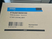 Riho aviano 2-bowl wastafel 180cm - afbeelding 2 van  2