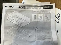 Riho bs 42 burgos solid surface vrijstaande bad - afbeelding 7 van  9