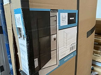 Riho grid draaideur 90x200 mat zwart easy clean gbb1090000 - afbeelding 3 van  4
