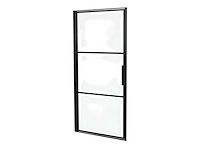Riho grid draaideur mat zwart 90x200 g004002121 - afbeelding 2 van  4