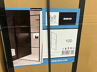 Riho grid g004015121 douchedeur+zijwand 1000x1000x2000mm - afbeelding 5 van  5