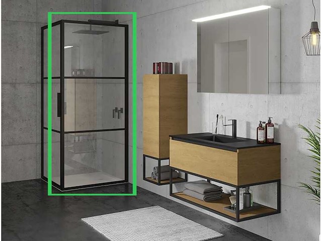 Riho grid g004042121 zijwand 90x200 - afbeelding 1 van  5