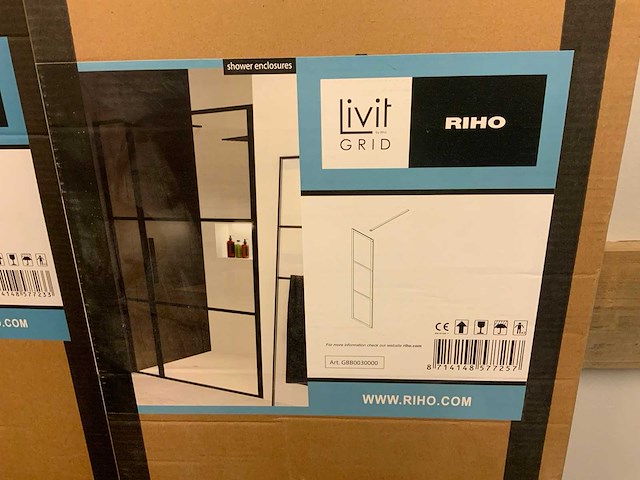 Riho livit grit art. gbb1090000 /gbb0030000 inloopdouche set - afbeelding 3 van  4