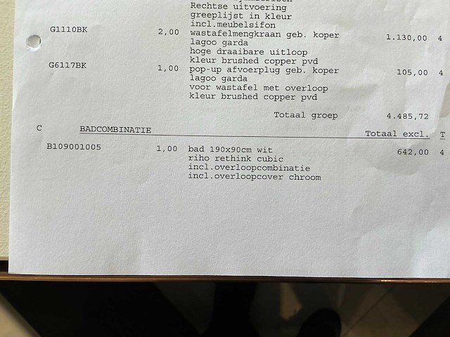 Riho rethink cubic 190x90cm douchebad - afbeelding 7 van  9