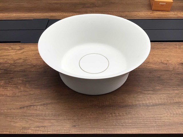 Riho round waskom mat wit 40x15 cm - afbeelding 1 van  4