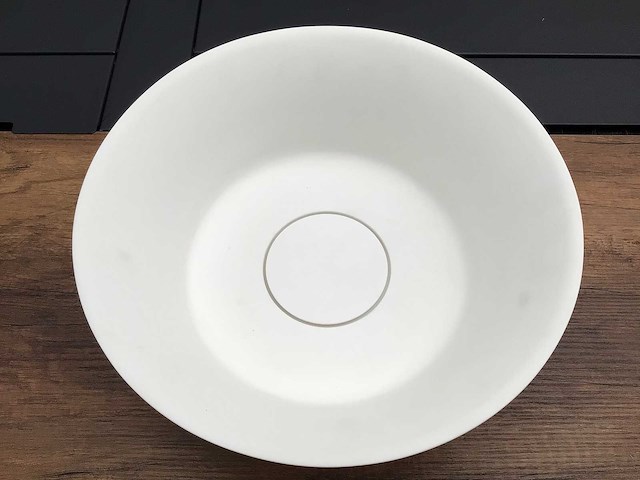 Riho round waskom mat wit 40x15 cm - afbeelding 3 van  4