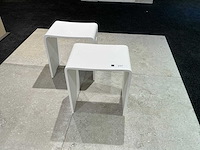 Riho solid surface badkamer krukje (2x) - afbeelding 1 van  4