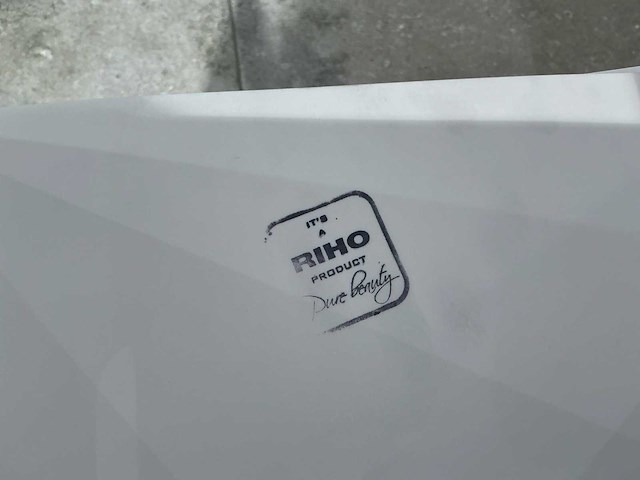 Riho solid surface badkamer krukje (2x) - afbeelding 3 van  4