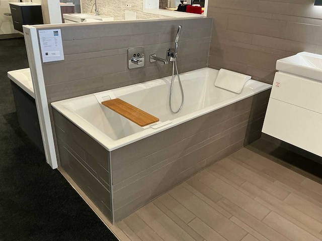 Riho still square 180x80x45cm douchebad - afbeelding 1 van  5