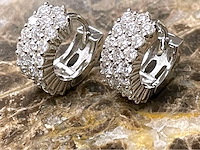 Rij oorbellen van hoge kwaliteit met briljanten - afbeelding 1 van  7