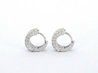 Rij oorbellen van hoge kwaliteit met briljanten - afbeelding 7 van  7