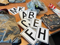 Rijbaan leters - afbeelding 2 van  2