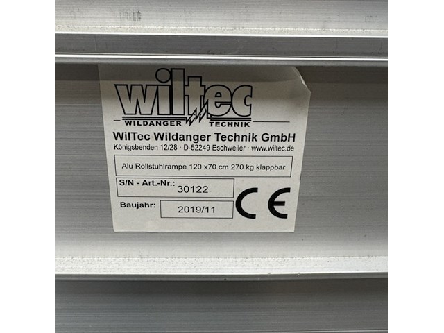 Rijplaat, wiltec, inklapbaar - afbeelding 2 van  4