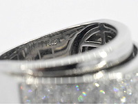 Rijring met briljant diamanten hoge kwaliteit - afbeelding 2 van  10