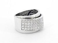 Rijring met briljant diamanten hoge kwaliteit - afbeelding 8 van  10