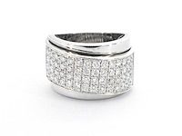 Rijring met briljant diamanten hoge kwaliteit - afbeelding 9 van  10