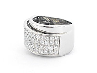 Rijring met briljant diamanten hoge kwaliteit - afbeelding 10 van  10