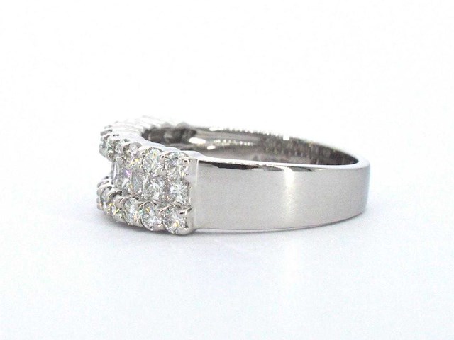 Rijring met prinses en briljant geslepen diamanten hoge kwaliteit - afbeelding 4 van  9