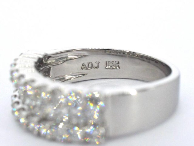 Rijring met prinses en briljant geslepen diamanten - afbeelding 9 van  10