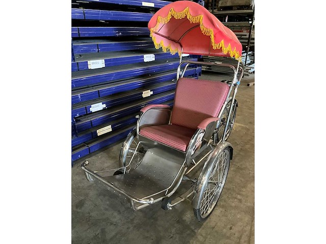 Riksja bakfiets rvs - afbeelding 1 van  3