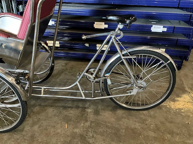 Riksja bakfiets rvs - afbeelding 3 van  3