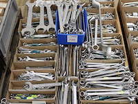 Ring- en steeksleutels w.o. etop in grote hoeveelheid en diversiteit op pallet. - afbeelding 3 van  3