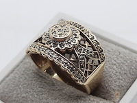 Ring, 14 karaats - afbeelding 5 van  7