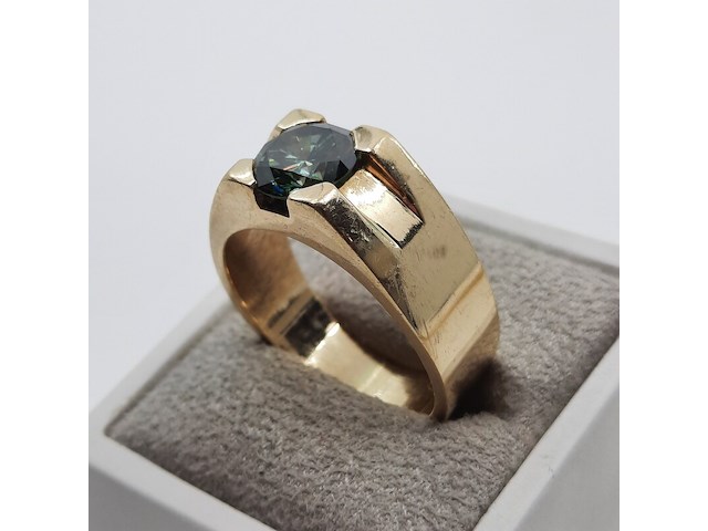 Ring, 14 karaats - afbeelding 2 van  9