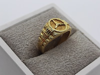 Ring, 14 karaats - afbeelding 2 van  8
