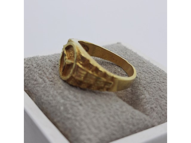 Ring, 14 karaats - afbeelding 7 van  8