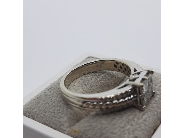 Ring, 14 karaats - afbeelding 7 van  8