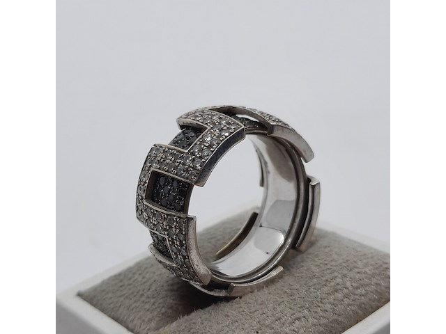 Ring, 14 karaats - afbeelding 4 van  7